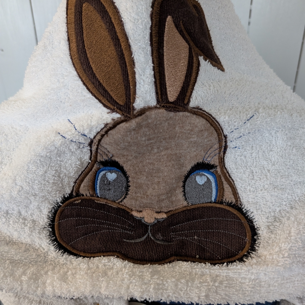 Cute Bunny Hooded Towel